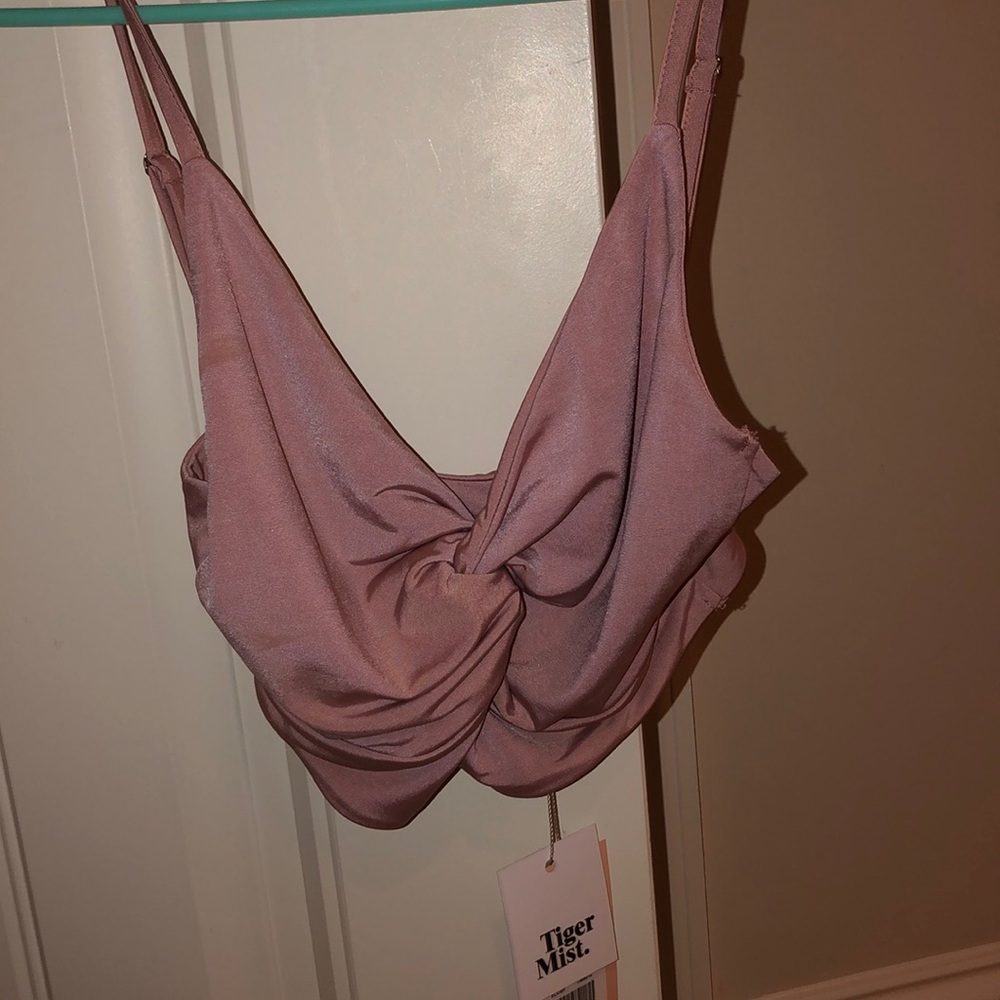 blush crop top, never worn.